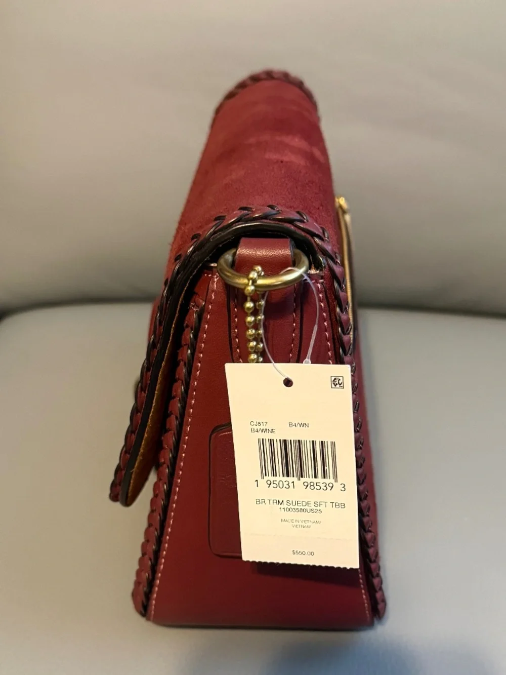 Coach Suede Soft Tabby and Wallet Braid Detail - Picture 4 of 16